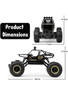 Lumins Remote Control Car For Kids,1:16 Scale Rechargeable RC Car Monster Trucks with Head Lights,2.4GHz RC Car Vehicle Truck for boys kids adults  - Image 3