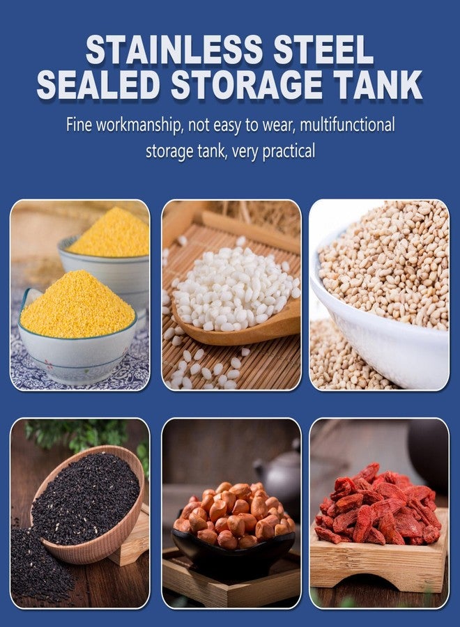 أموسفون حاوية تخزين من الفولاذ المقاوم للصدأ من أموسفن، سعة 600 مل، مزودة بغطاء ونافذة شفافة، مثالية لتخزين المواد الغذائية الجافة في المطبخ، مثل القهوة والشاي والسكر والحبوب. - Image 5