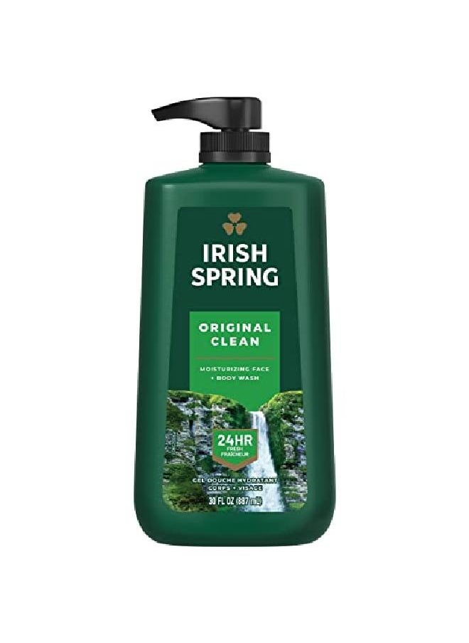 Irish Spring - غسول الجسم الأصلي للرجال 30 أونصة سائلة - Image 1