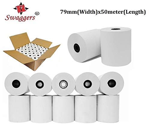 swaggers 3 inch Thermal Paper Roll (79mmx50 meter) (Set of 10) - Image 2