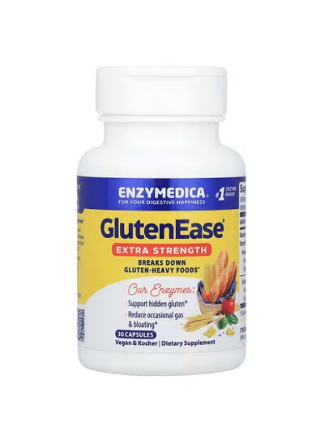 إنزيميديكا إنزايميديكا، جلوتين إيز®، 30 كبسولة