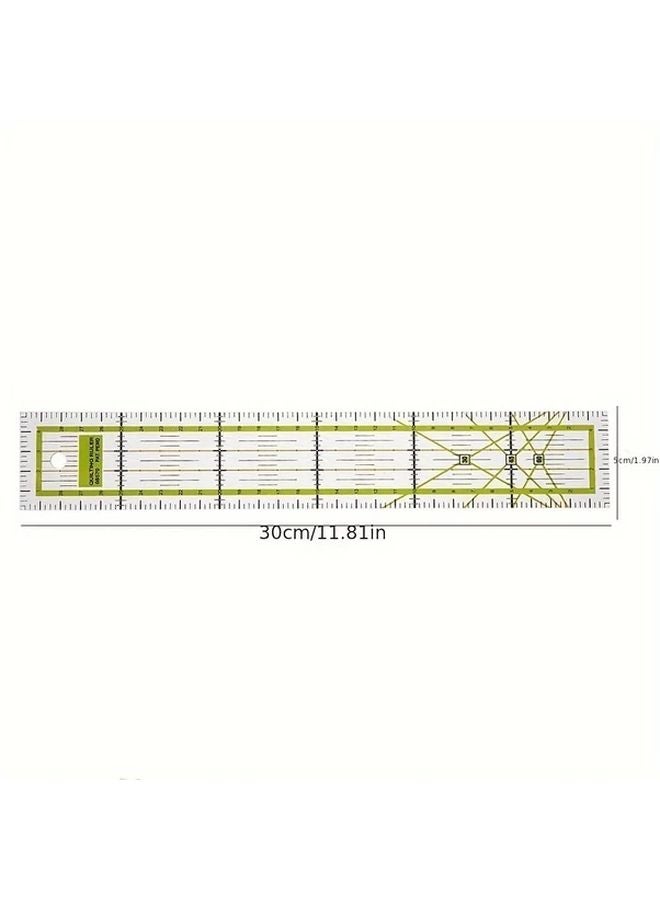 Thickened Transparent Acrylic Sewing Ruler 1 97x11 81 Inches For Quilting Crafting - Image 3
