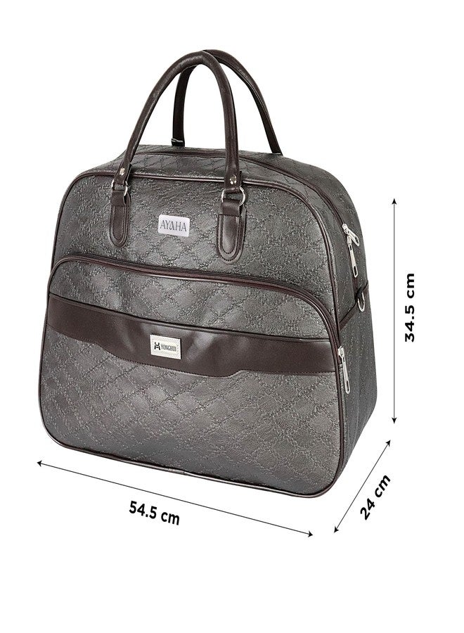 Ayaha Weekender Duffle Bag for Travel, Stylish Luggage Bag for Men and Women Cabin Air Bag with Detachable Shoulder Strap 45 litres 54.5x24x34.5cm - Image 4