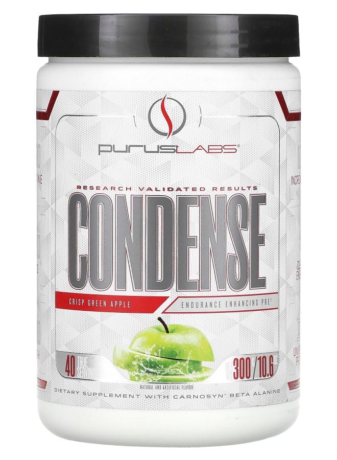 Purus Labs ConDense Endurance Enhancing Pre Crisp Green Apple 10.6 oz (300 g)