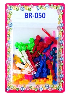 TARA Tara Girls Super Cute Self Hinge Plastic Mulit Design Hair Barrettes Selection (BR50)  - Image 1