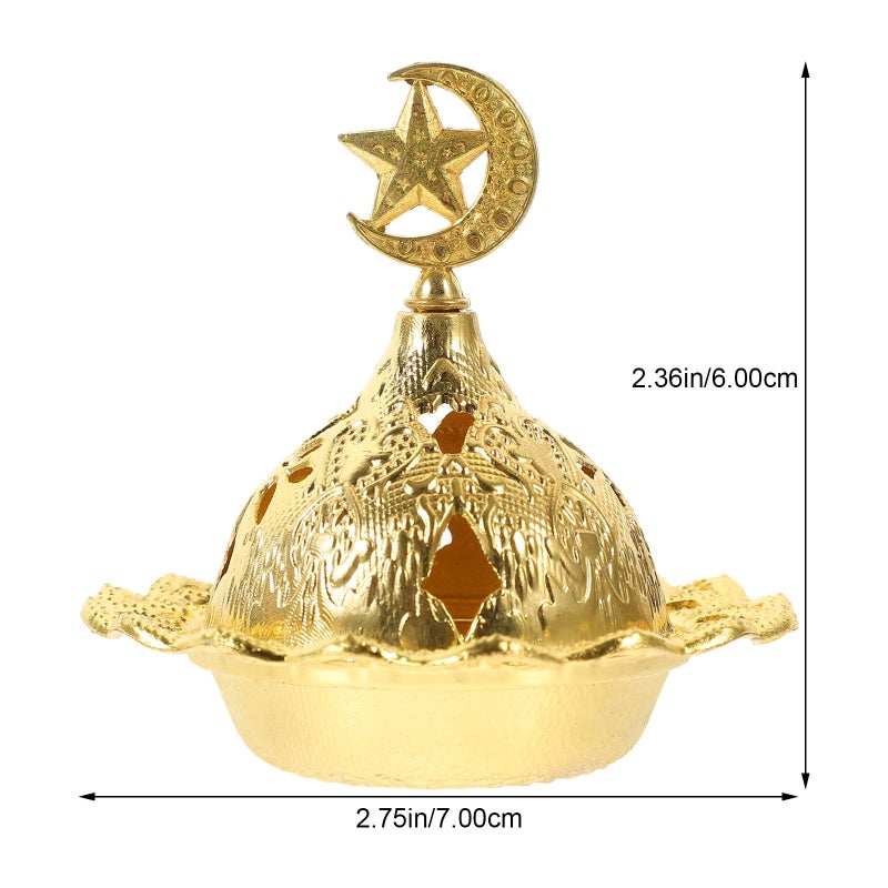 Star Shaped Metal Incense Burner Censer Holder For Cones Home Fragrance Table Centerpiece - Image 3