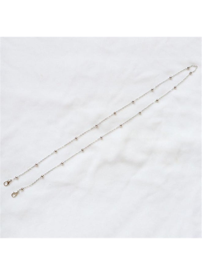Generic Korean Vintage Glass Bead Necklace Mask Chain Strap Hang On Neck Glasses Holder Rope For Women Glasses Strap - Image 1