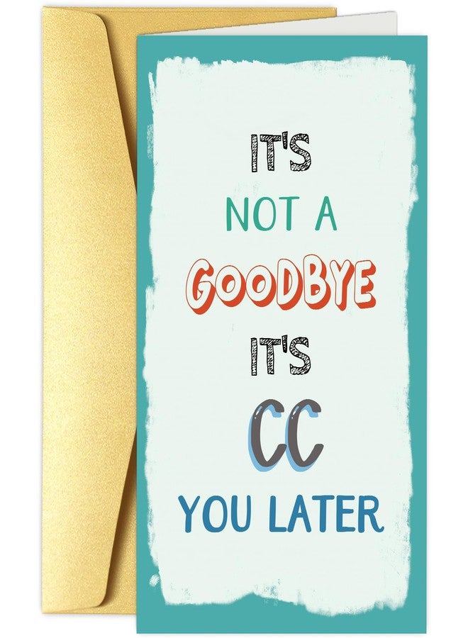 Obbyidk Punny Farewell Card - Hilarious Retirement & Going Away Card for Coworker, Boss, Work Friend and More - Image 1