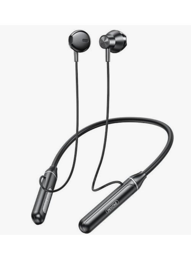 ويكومي WG-05 Neckband Wireless Earphones – Bluetooth 5.3 Magnetic Sports Headset with Deep Bass, Noise Reduction Mic & Long Battery Life | Lightweight Flexible Design – Black - Image 4