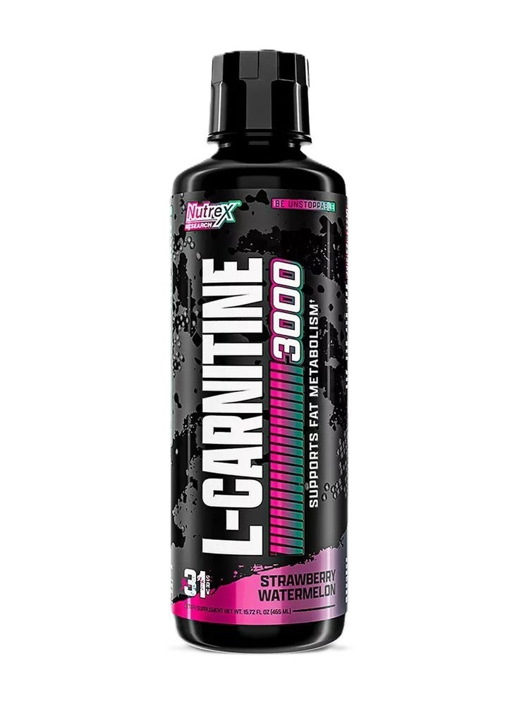 Nutrex Research Nutrex L-Carnitine 3000 31S 465ml Strawberry Watermelon - Image 1