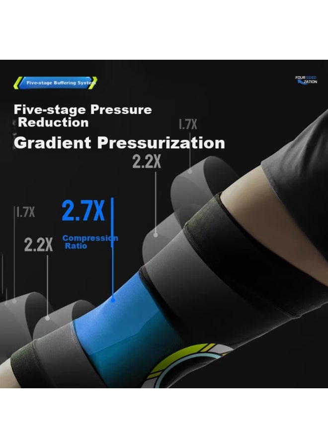 Xtep Knee Brace For Men And Women, Summer Thin Style, Suitable For Climbing, Running, Meniscus Injury, Synovitis, Patellar Ligament Support - Image 4
