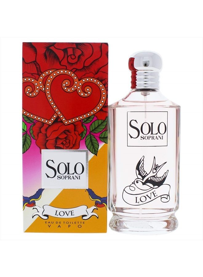 سولو سوبراني لوف من لوتشيانو سوبراني للنساء - 3.3 أونصة بخاخ عطر، 3.3 أونصة