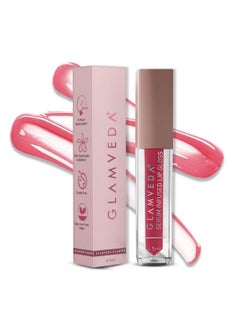 Glamveda High Shine Serum Infused Lip Gloss | Foxy - 115 (Berry Pink) For Soft & Dewy Lips, Glossy Finish, Non-Sticky & Moisturizing | 4.5Ml  - Image 1
