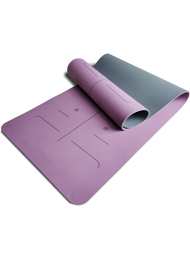 DURKU Non-Slip Yoga Mat For Fitness And Exercise Eco-Friendly Exercise Mat Easy To Carry And Clean 183cmL x 61cmW - Image 5
