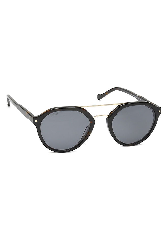 TITAN Black Gold Round Men Sunglasses - Image 2
