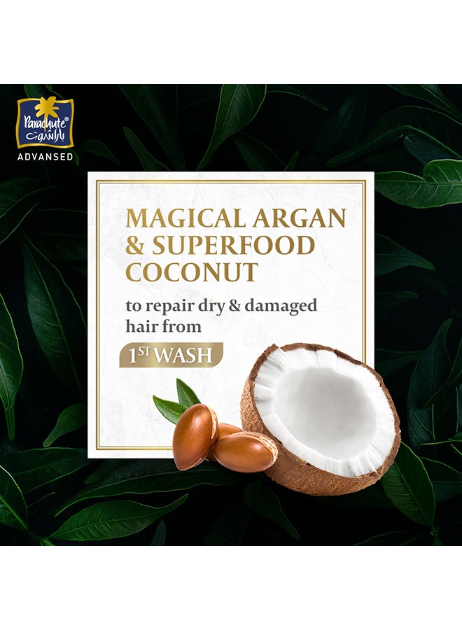 Parachute شامبو إصلاح الضرر مع الأركان وجوز الهند - Image 3