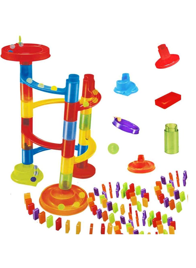 UKR UKR Marble Run 40-Piece Construction Set – Creative STEM Marble Race Track & Maze Game for Kids | Engaging Building Toy for Fun Learning, Problem Solving & Early STEM Development  - Image 2
