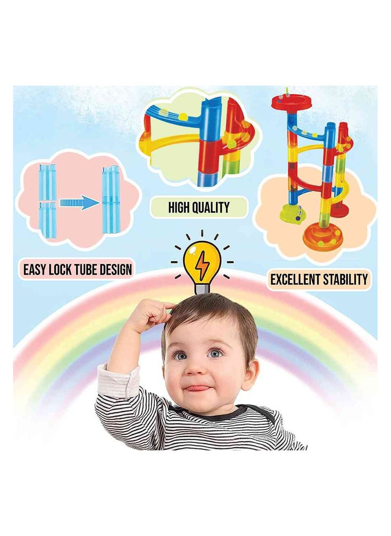 UKR UKR Marble Run 40-Piece Construction Set – Creative STEM Marble Race Track & Maze Game for Kids | Engaging Building Toy for Fun Learning, Problem Solving & Early STEM Development  - Image 4