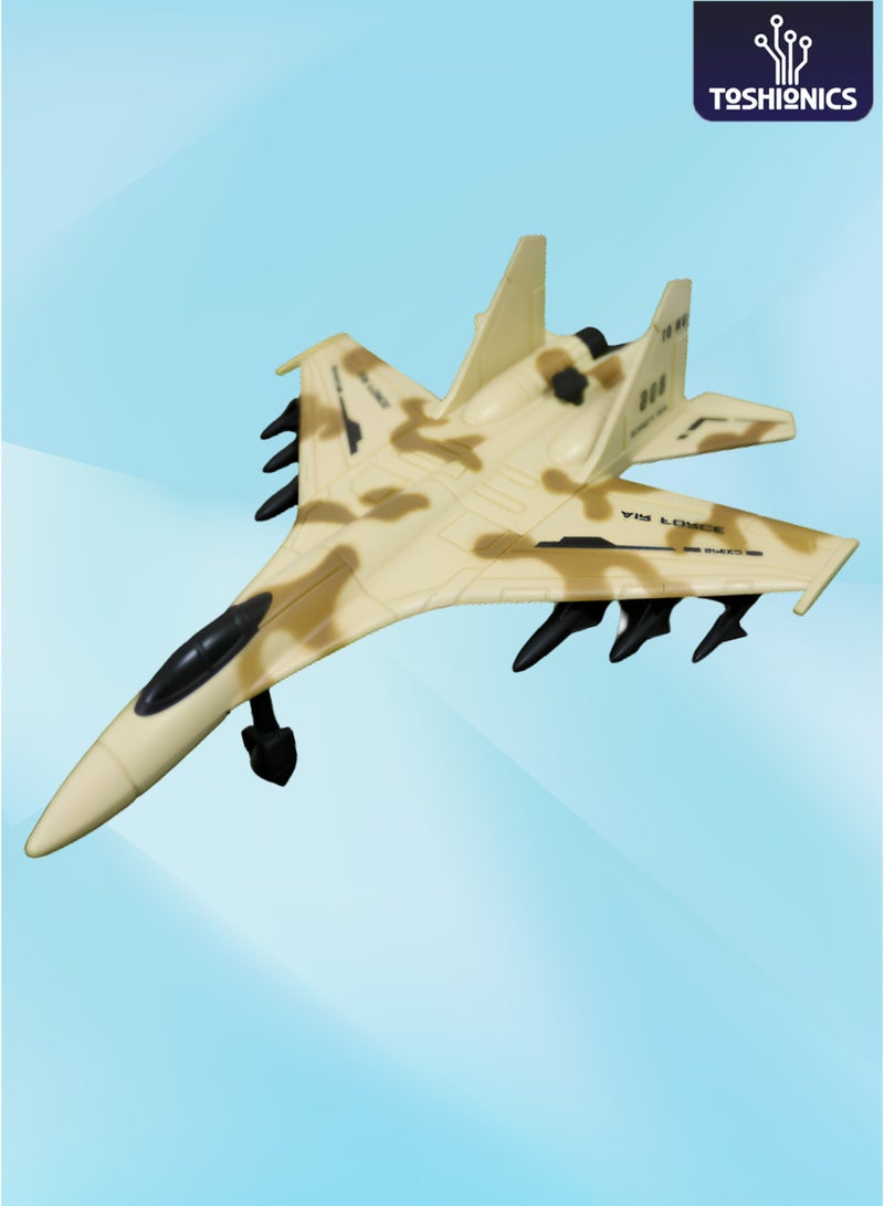 Toshionics Fighter Jet Airplane Toy for Kids – Military Style Remote Control Aircraft with Spray Function, 2.4GHz Omnidirectional Radio Control Jet, Realistic Combat Plane Design, Durable & Lightweight, Ideal Gift for Boys Aged 3+ (Model 809-44) - Image 5