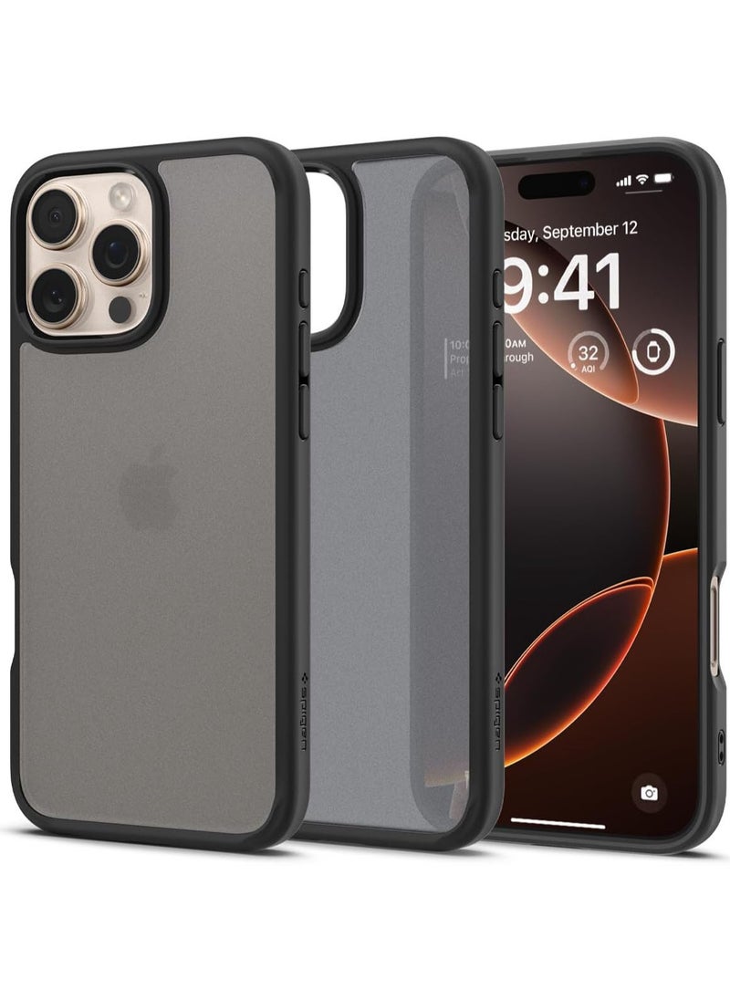 Spigen - Ultra Hybrid iPhone 16 Pro Case Cover (2024) - Frost Black - Image 1