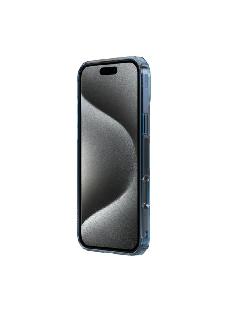 Nillkin Nillkin High Quality Nature TPU Pro Case For Apple iPhone 16 Pro Max Blue  - Image 4