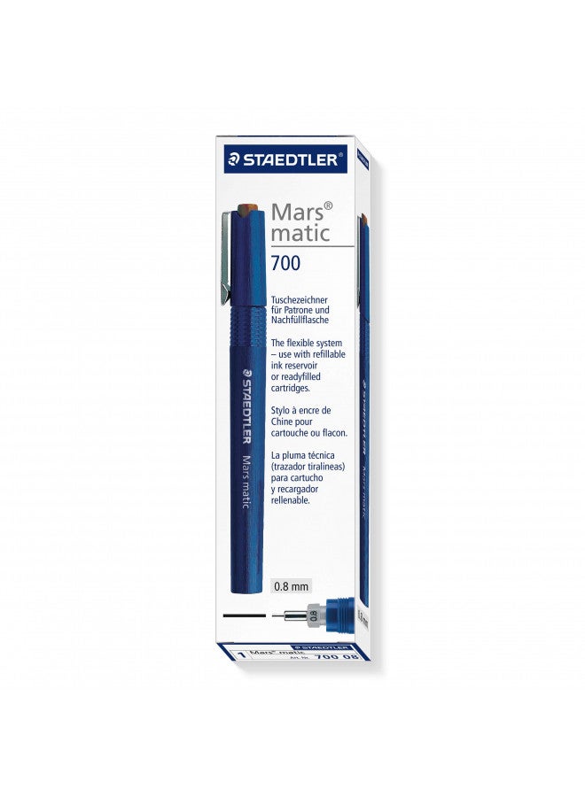STAEDTLER Staedtler Mars Matic 700 Technical Pen with Tubular Tip - 0.8 mm  - Image 2