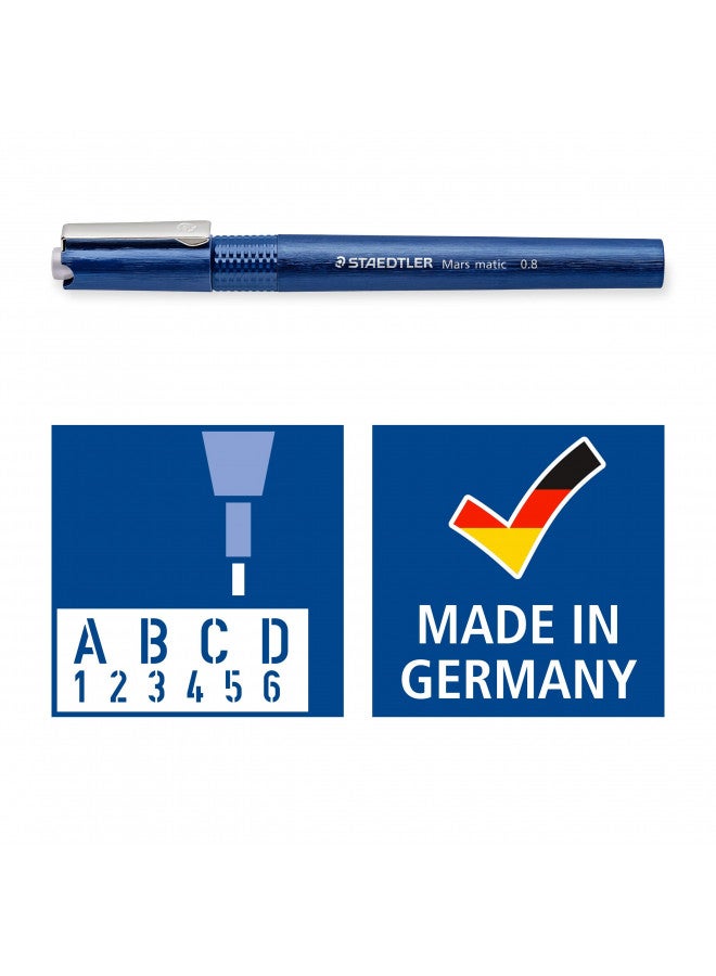 STAEDTLER Staedtler Mars Matic 700 Technical Pen with Tubular Tip - 0.8 mm  - Image 3