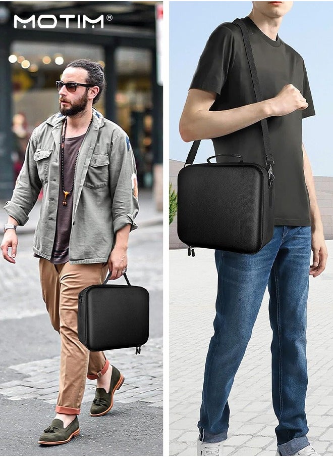 Motim - Switch Carrying Case for Nintendo Switch and Switch OLED Model, Gaming Storage Hard Bag with 21 Game Cards, Cross-Body Travel Bag Suitcase Rugged for Switch Console and Accessories, Waterproof, Large Capacity - Image 1
