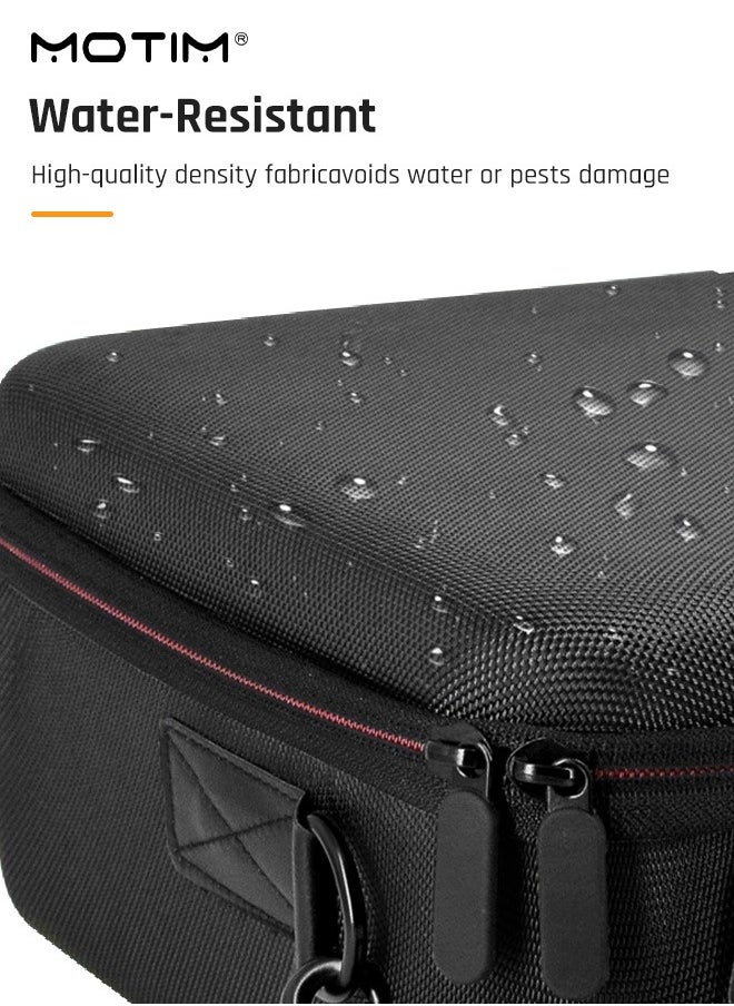 Motim - Switch Carrying Case for Nintendo Switch and Switch OLED Model, Gaming Storage Hard Bag with 21 Game Cards, Cross-Body Travel Bag Suitcase Rugged for Switch Console and Accessories, Waterproof, Large Capacity - Image 1