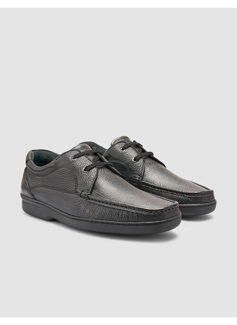 Cabani Leather Black Men's Casual Shoes