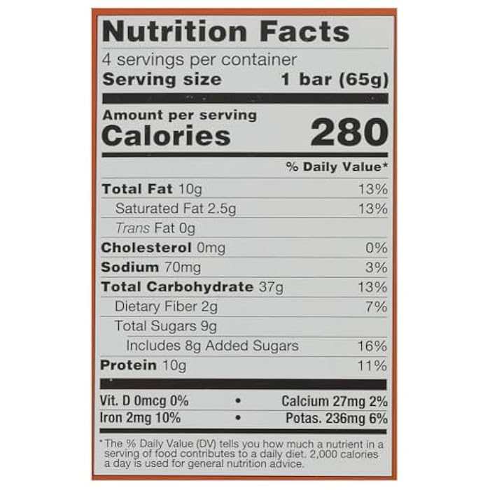GOMACRO Organic Double Chocolate Peanut Butter Chip Bar 4 Count, 2.3 OZ - Image 5