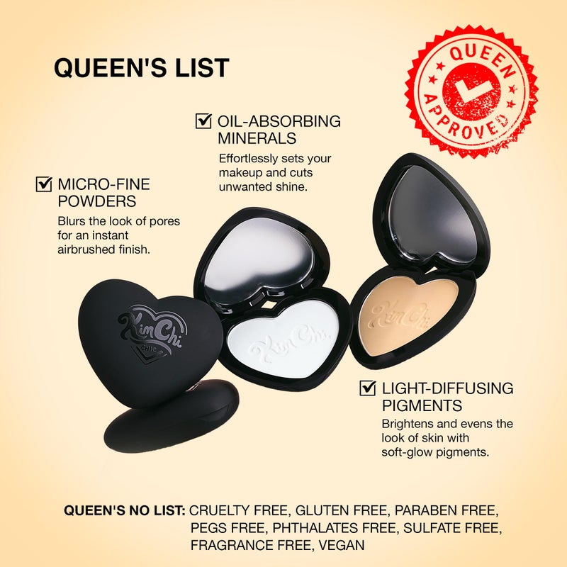 Kimchi Chic KimChiChic Beauty Almost Catfished Micro Pressed Powder - Brightening Under Eye Setting Powder, Reduces Dark Circles, No Flashback, That White Powder - Image 5