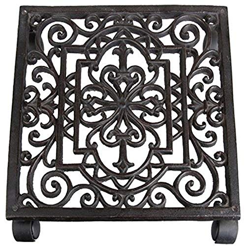 Esschert Design Plant Trolley Cast Iron Square - Image 4