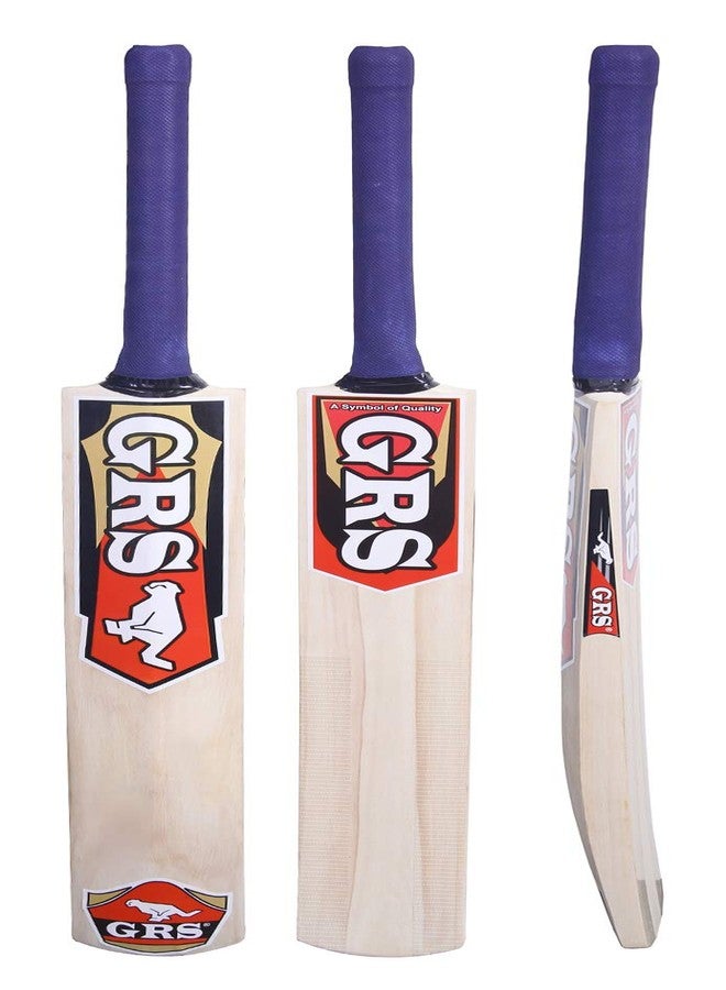 Grès GRS® Wooden Cricket Bat Popular Willow for Tennis, Rubber Ball Full Size, Age 12 Yrs Plus Only - Image 2