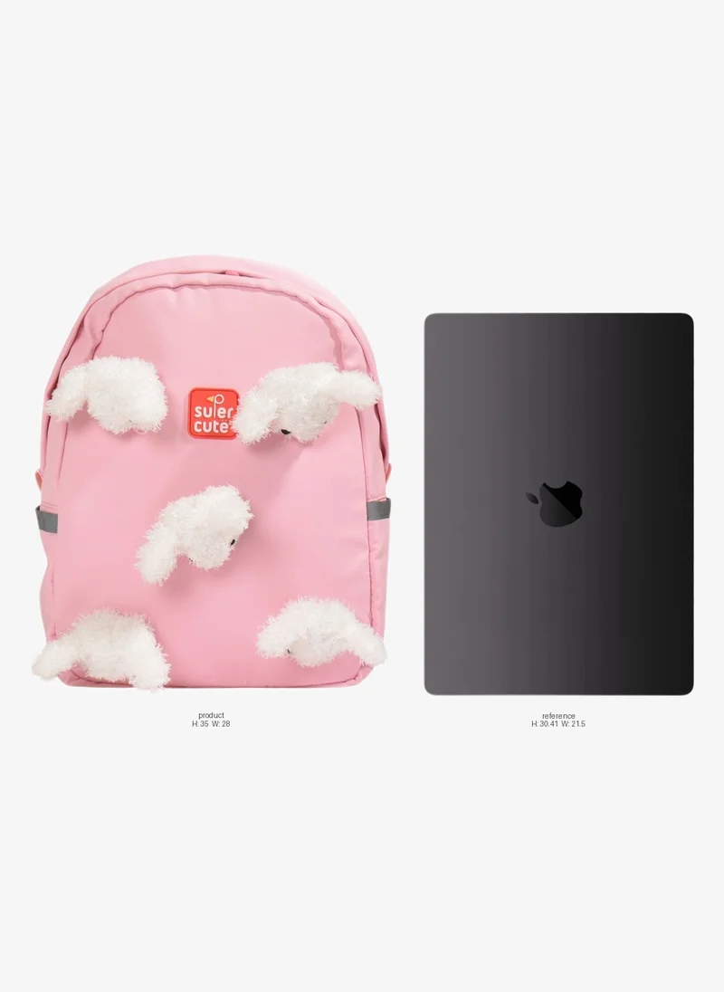سوبر كيوت حقيبة ظهر أطفال Supercute SF159 على شكل أرنب | حقيبة مدرسية لطيفة مقاس 13.5 بوصة | حقيبة خفيفة للأطفال