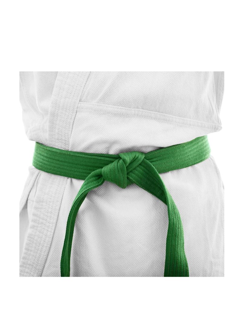 Fabric martial arts belt Green - Image 2