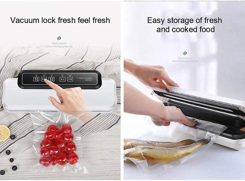 MIJILIX Vacuum Sealer Machine Automatic Fresh FoodSealer Foodsaver Vacuum Packing Machine For Fruits Meat and Wine Preservation with Dry Moist Sealing Modes - Image 4