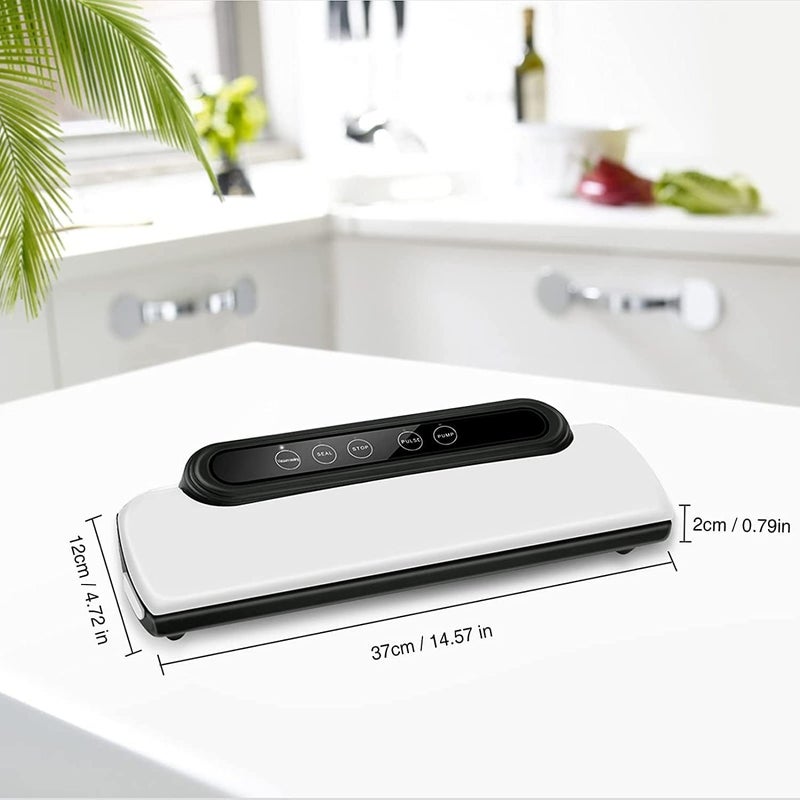 MIJILIX Vacuum Sealer Machine Automatic Fresh FoodSealer Foodsaver Vacuum Packing Machine For Fruits Meat and Wine Preservation with Dry Moist Sealing Modes - Image 2