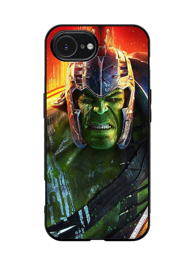 VR CREATIVE Protective Case Cover For Apple iPhone 16e Hulk Design Multicolour