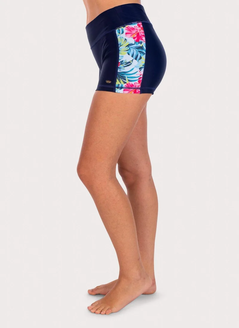 COEGA SUNWEAR COEGA Ladies Surf Shorts - Pink colourful Foliage