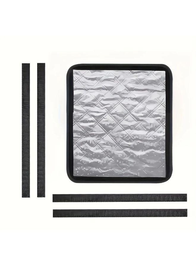 1pc RV Reflective Aluminum Foil Vent Mask Foldable Insulated Sunshade for Camper Trailer - Image 5