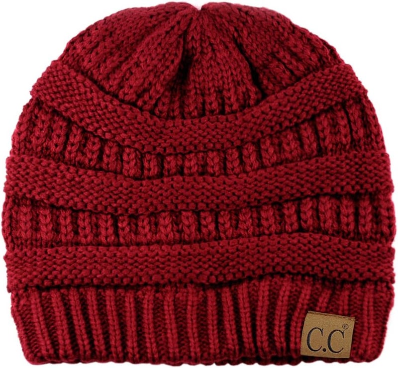 Cc Trendy Warm Chunky Soft Stretch Cable Knit Beanie - Image 4