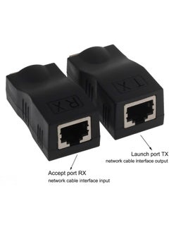 Aookay [Upgraded] HDMI to RJ45 Extender, HDMI Converter Repeater, 2 Pack HDMI Extender Transmitter and Receiver Network RJ45 Over Ethernet LAN Cat 5e / 6 / 6e, Support HDTV 1080P 3D (1 Pair)  - Image 3