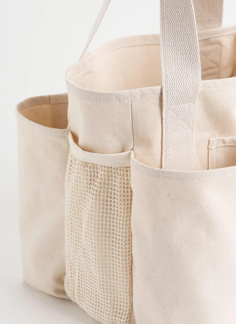 اتش اند ام Cotton Canvas Shopper