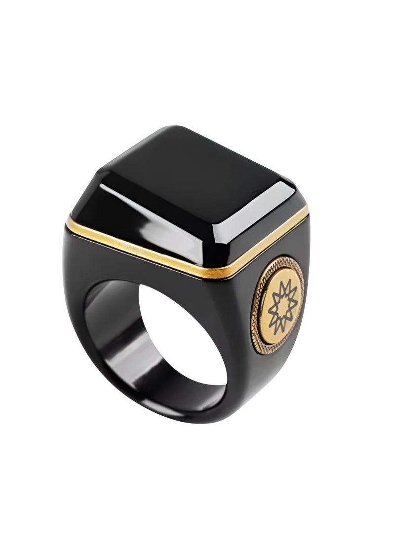 BSTWSH 18mm Smart Tasbih Ring Waterproof with Vibration Reminder Tasbih Counter and Bluetooth Connectivity - Image 2