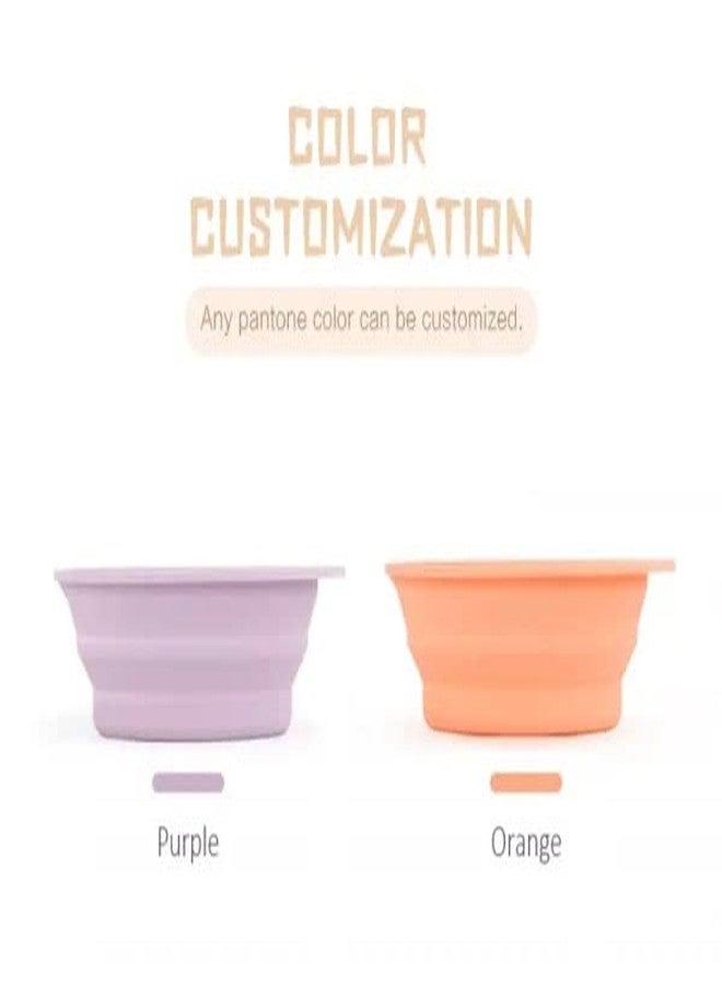 NVF Makeup Brush Cleaning Mat, Soft and Durable Silicone Cosmetic Cleaner Pad, Foldable Makeup Brush Cleaning Bowl, Portable Washing Tool Scrubber with 4 Textures - Image 4