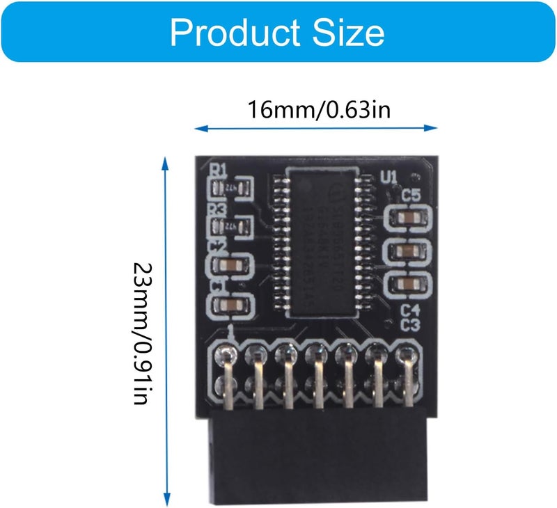 UncleS Comprehensive TPM2.0 Security Module 14-Pin LPC Trusted Platform for MS-4136-4462 Trusted Platform Module - Image 5