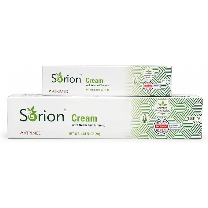 ATRIMED Sorion Cream With Neem And Turmeric For Dry, Itchy & Flaky Skin - 50g - Image 1