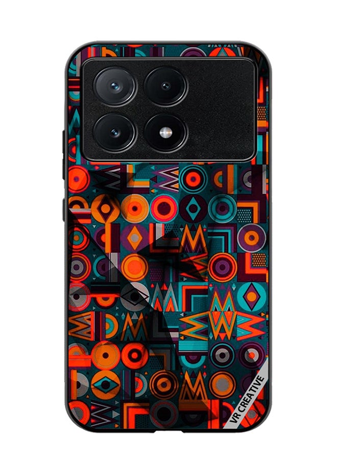 VR CREATIVE Protective Case Cover For Xiaomi Poco X6 Pro Flower Design Multicolour - Image 1