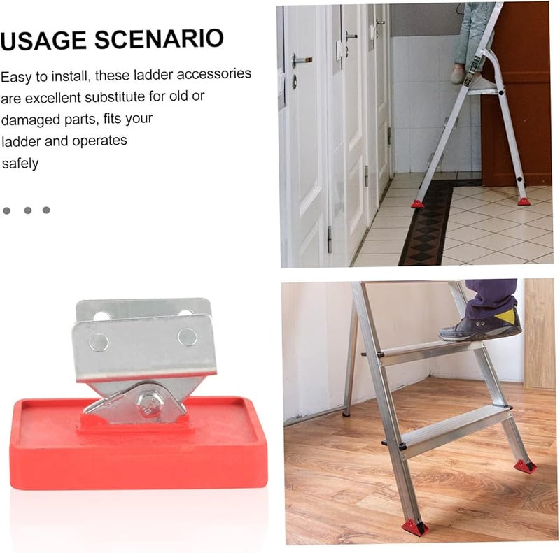 2Pcs Heavy Duty Non Ladder Foot Cover Pads For Enhanced Stability Safe Climbing - Image 5